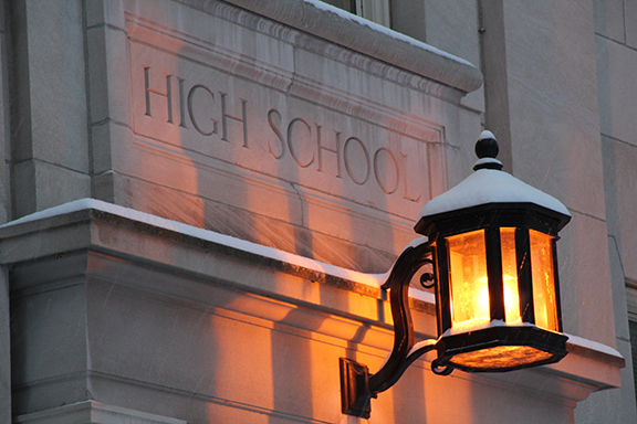 Townsend Hall, west entrance.