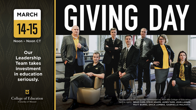 Mizzou Giving Day leadership team