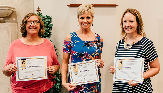 Christina Cosgrove, Robyn Frame and Julie Ellis