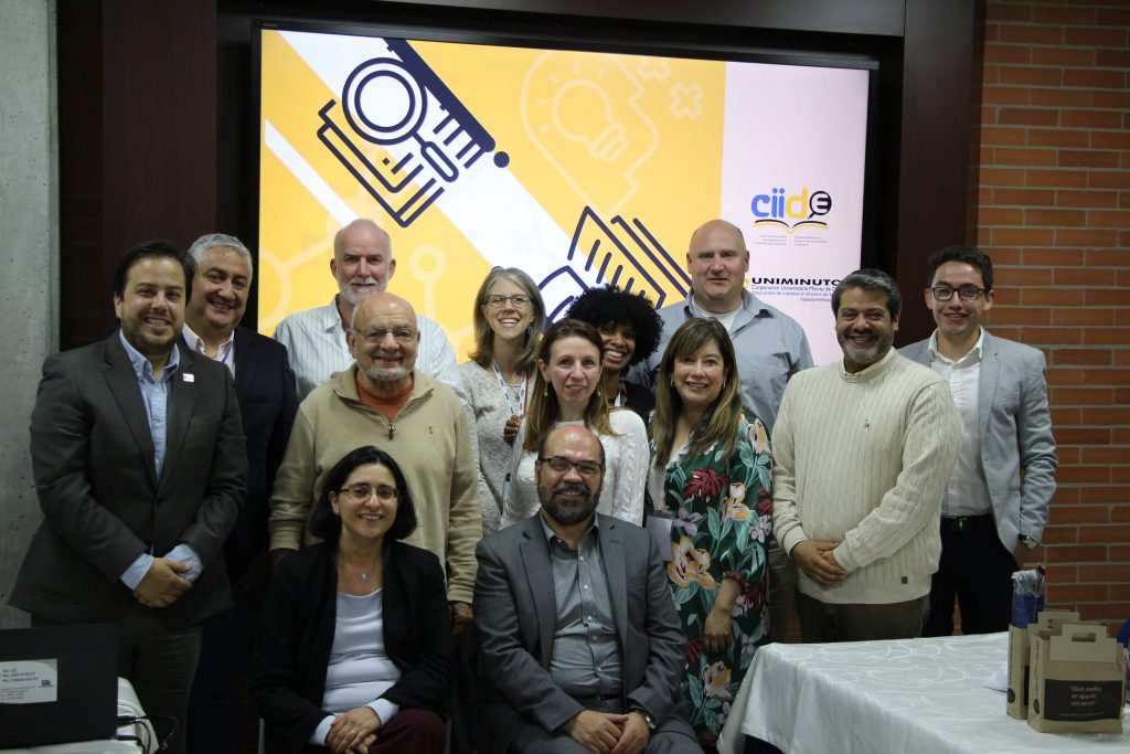 Faculty from both Universities at celebration