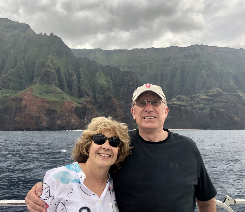 Kathy Banks and her husband Dennis 