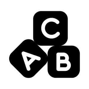 abc blocks icon