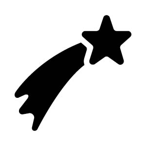 shooting star icon